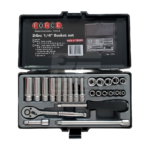 Juego de dados 1/4" 24PC C/Dados Largos 2253